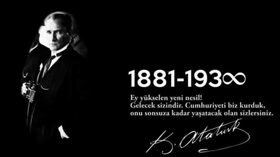 10 Kasım Atatürk'ü Anma Günü Etkinliğimiz